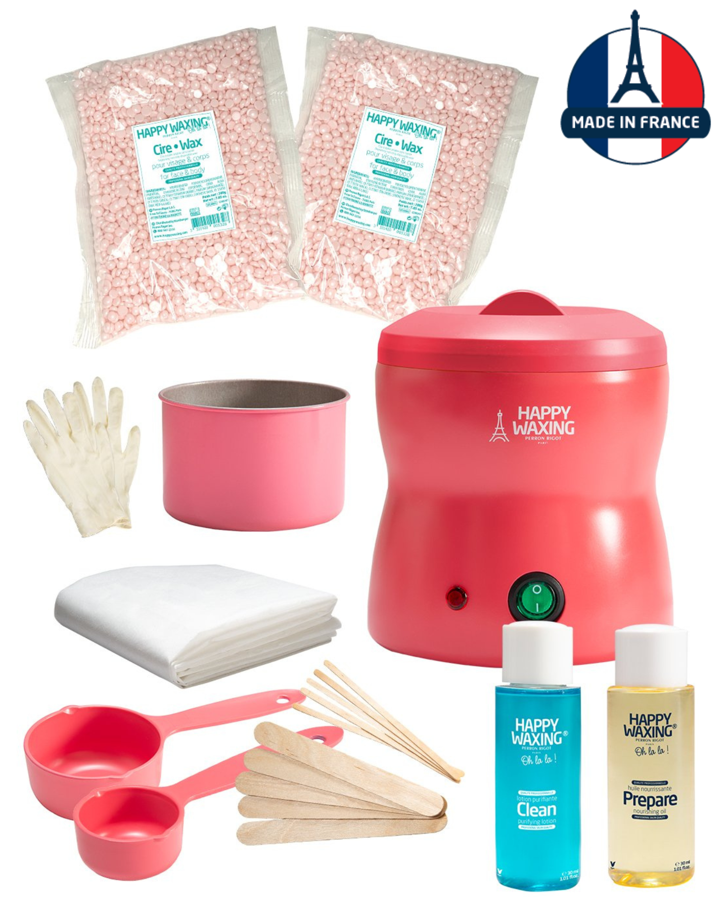 Happy Waxing Kit Buy the unique waxing kit at home